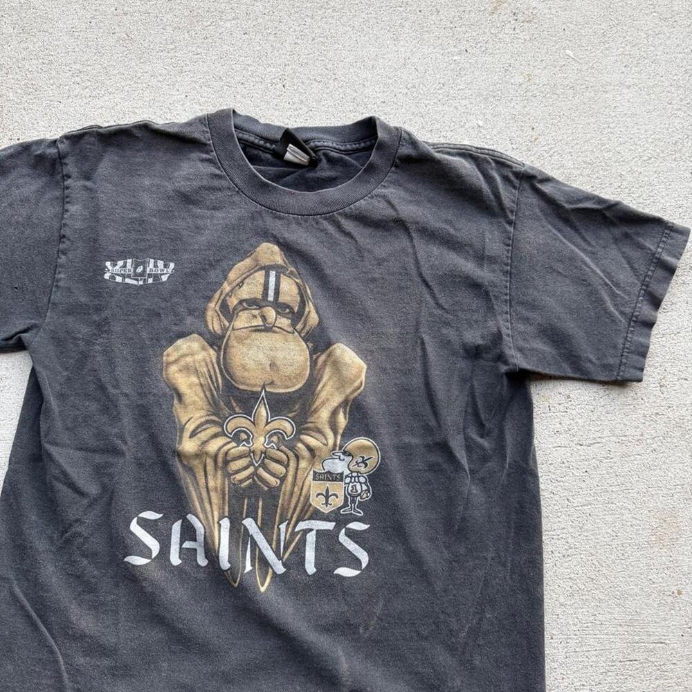 Vintage new orleans saints faded t shirt